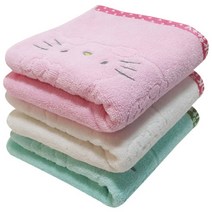 헬로키티 토끼 세면타올, 분홍 5장
