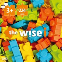 더와이즈클럽 장난감 블럭 베이직 224pcs 세트 6005, 1개