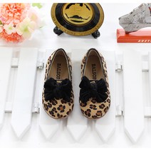 우르르쾅쾅 호피단화 구두