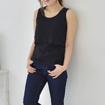 마더라이크 JS.스판면망고수유나시-임산부 여름 수유나시 임산부 속옷