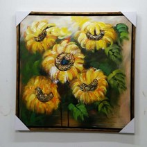 쇼핑아트 해바라기다섯송이 액자, 본상품선택