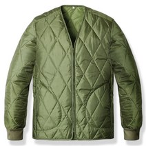 굿럭샵 기본 깔깔이 자켓 군용 스타일 방상 내피 누빔 점퍼 보온 방한 겨울 레저 낚시 축제 등산 이너웨어 작업복