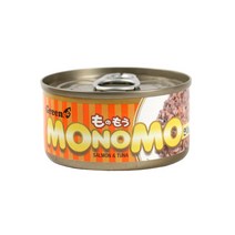 모노모 고양이캔 24개 간식캔, 참치 + 연어 혼합맛, 24캔