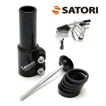 자전거스템 사토리헤드업(블랙, 210g, 1개