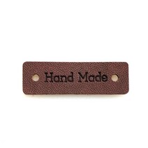 HANDMADE 가죽 라벨, G라벨, 1개