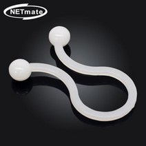 NMT-TL13 /NETmate 케이블 정리용 트위스트 케이블 타이 (13.3mm/화이트/
