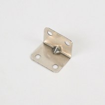 [이누데코]꺽쇠합금(31mm×24mm×두께0.9mm)/철물/가구부속/스텐꺽쇠/꺽쇠, 단품