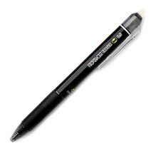 유니원커머스 이레이저볼 지워지는 볼펜 0.5mm, 블랙, 1개