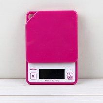 타니타 디지털 주방저울 (KD-187) 1KG, 핑크, 핑크