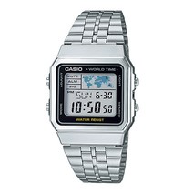 CASIO 48객국 월드타임 A500WA-1D 생활방수 DIGITAL 메탈