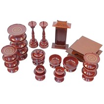 우성공예 물푸레 턱제기22P 제기세트, 22p, 물푸레 턱제기