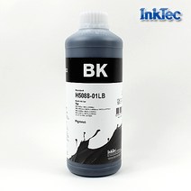 잉크테크 1리터 HP officejet pro 8000 8100 8500 8600 8610 8615 무한리필잉크, 블랙안료(H5088)