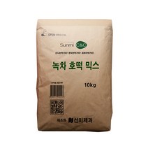 [발효없는찹쌀호떡믹스] [선미c&c] 녹차호떡믹스 10kg, 1