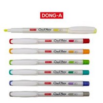 동아 체크포인트 소프트 형광펜, 1타스, 빨강