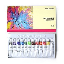 비비드 마블링물감 12색 12ml 낱색 아크릴물감
