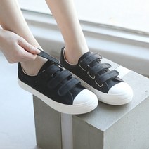 ((26035)) 팜블드 캔버스 3벨크로 스니커즈(2cm)