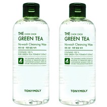 토니모리 2개 더 촉촉 그린티 노 워시 클렌징 워터 300ml, 1개