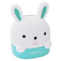삼도 애니멀 두루마리 화장지케이스, 토순이 - 민트, 1개