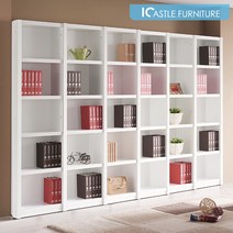 루니크 서재 시스템 3000 책장, 화이트