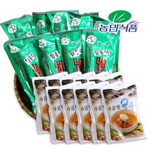 농민식품 함흥식 사골물냉면 1인분*10개 10인분 냉면육수 냉면세트 냉면사리