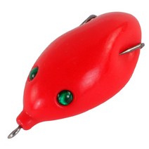 오기몰 낚시 플로팅 쥐 루어 레드 가물치프로그