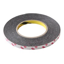 3M 4421 PE 폼 검정 양면테이프 10M, 10mm, 1