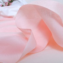 데코탑 원단 패브릭 쉬폰 리플 여름신상원단모음전, 샤인마직핑크