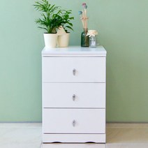 리더스퍼니처 400 2~5단 서랍장(열쇠), 3단(화이트)