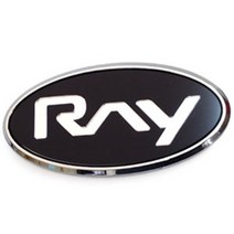 기아 레이 Ray 엠블럼 혼캡 세트, 2_화이트/레드_엠블럼_세트 구형레이
