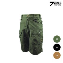 [726 기어] 택티컬 숏 팬츠, BK-M
