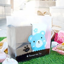 이홈베이킹 [대용량] 애니멀 HD비닐백-37호 곰 50장, 단품