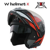 JEC HD701 풀페이스 헬멧, 블랙레드무광