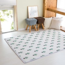 헬스피아라이프 (한정수량 특가판매) 3D 매쉬매트 쿨매트 거실매트(중) 선인장 패턴