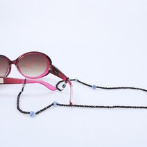 여자 여성 비즈 선글라스 돋보기 분실방지 걸이 스트랩 리테이너 크리스탈 장미 산호 안경줄