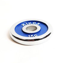 kikos 중량원판(역기판)1kg, 1개, 1kg