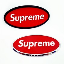 슈프림 엠블럼 Supreme, 크롬레드, 2호