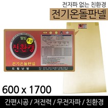 친환경 전기 온돌판넬 무전자파 간편시공 600x1700, 850mm x 1500mm