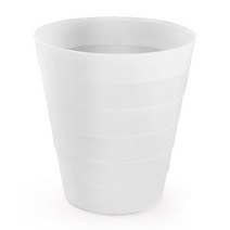 플라팜 인테리어 디자인휴지통 7리터 소형 사무실휴지통, 화이트, 1개