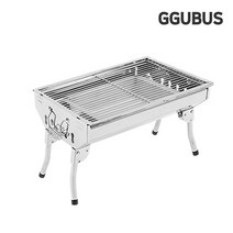 꾸버스 포터블 스텐 바베큐그릴 베이직, 1개