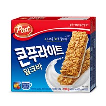 포스트 콘푸라이트 밀크바, 27g, 4개