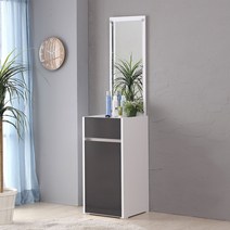 [나무정원] 아미 | 트루디 스탠드 화장대, 05_스탠드 화장대 수납형 그레이is