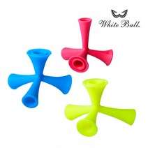 퍼스트유 멀티 골프티 3단 높이조절 다양한 멀티샷 삼발이티, 핑크