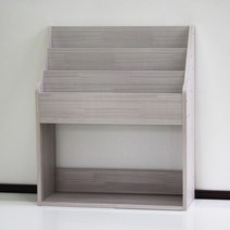 양지가구 전면책꽂이 3단 DIY 책장, 전면책꽂이3단600 워시