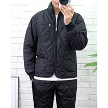 모니즈 솔리드 하이넥 깔깔이 점퍼 ZKA003