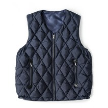 맥스스피드 브이넥 오리털 패딩조끼