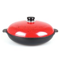 원효 요술팬 물이 필요없는 고구마냄비 군고구마냄비 군밤냄비, 28cm, 1개