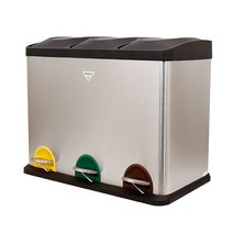 카라신 스테인레스 분리수거함, 24리터, 1개