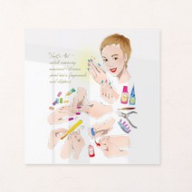 꾸밈 cc263-아크릴액자뷰티케어 액자, 1.뷰티케어_네일