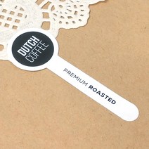 핸드메이드 더치 감사 스티커, B-072(더치커피 스티커 144개)