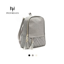 프롬헤븐 여성용 하프퀼팅 백팩